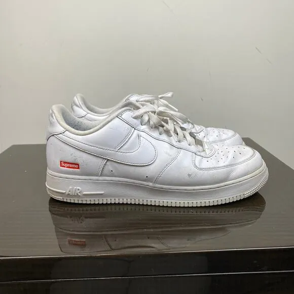 Nike Air Force 1 x Supreme Low Sneakers Shoes Men's 10.5  Streetwear