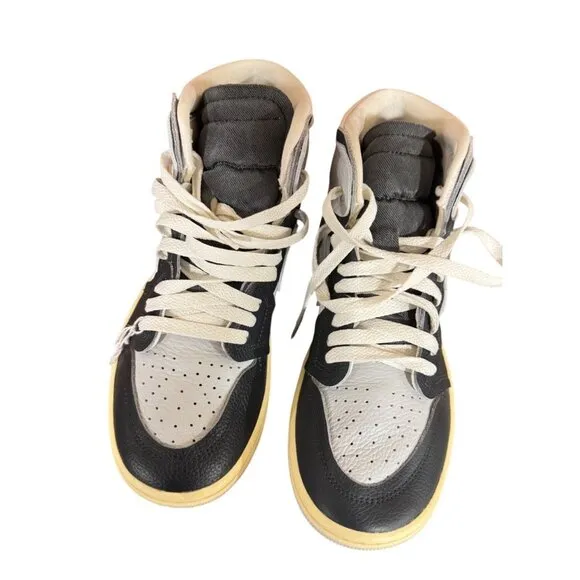Nike Air Jordan 1 High Grey Women's Shoes. Size 7