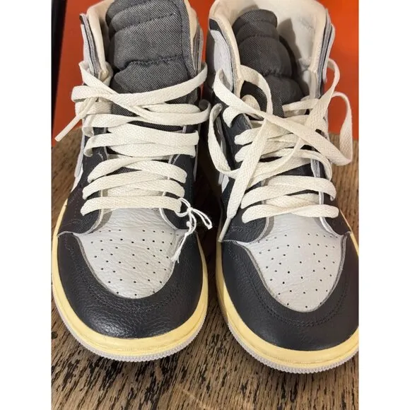 Nike Air Jordan 1 High Grey Women's Shoes. Size 7