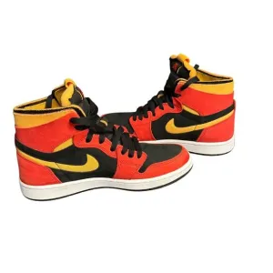Nike Air Jordan 1 High Retro Basketball Sneakers Red Black Yellow Size‎ …