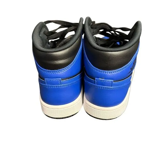 Nike Air Jordan 1 Mid Royal Blue Black Basketball Sneakers Athletic Size…