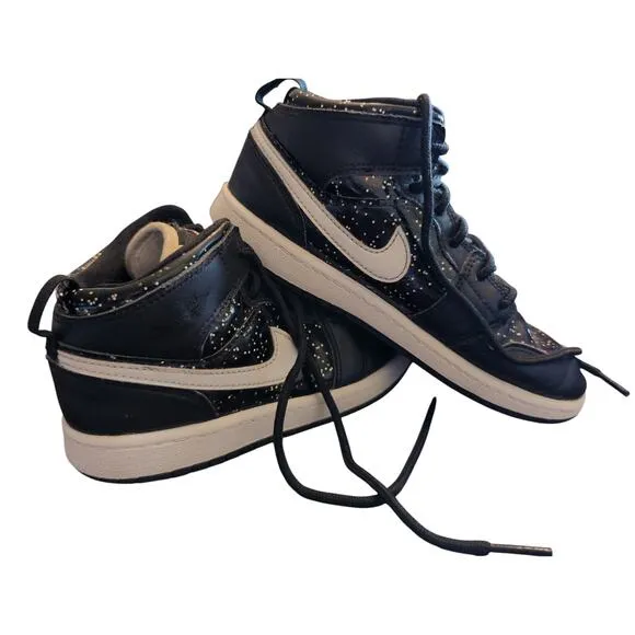 Nike Air Jordan 1 SE black sparkle girls streetwear sneakers