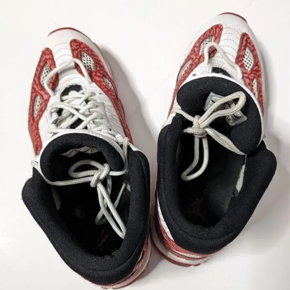 Nike Air Jordan 11 Low Basketball Shoes Red and White Size 7.5