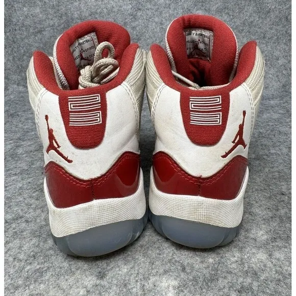 Nike Air Jordan 11 Retro GS Shoes Boys 1Y Cherry Red 378038-116 Sneakers Youth