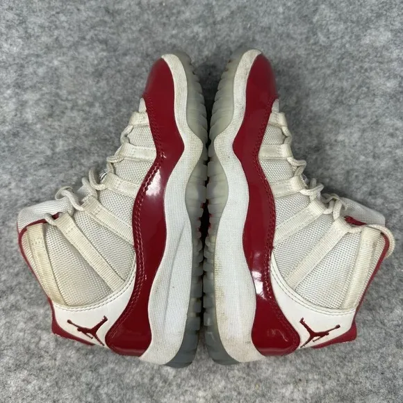 Nike Air Jordan 11 Retro GS Shoes Boys 1Y Cherry Red 378038-116 Sneakers Youth