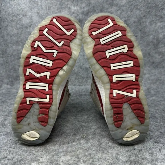 Nike Air Jordan 11 Retro GS Shoes Boys 1Y Cherry Red 378038-116 Sneakers Youth