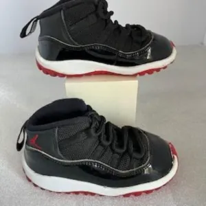 Nike Air Jordan 11 XI Bred TD 2019 Shoes Sneakers Size 7 Toddler