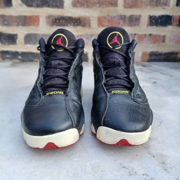 Nike Air Jordan 13 Playoff 2011 Black Leather Streetwear Sneakers Shoes