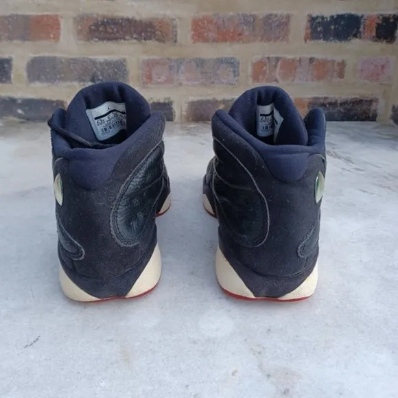 Nike Air Jordan 13 Playoff 2011 Black Leather Streetwear Sneakers Shoes