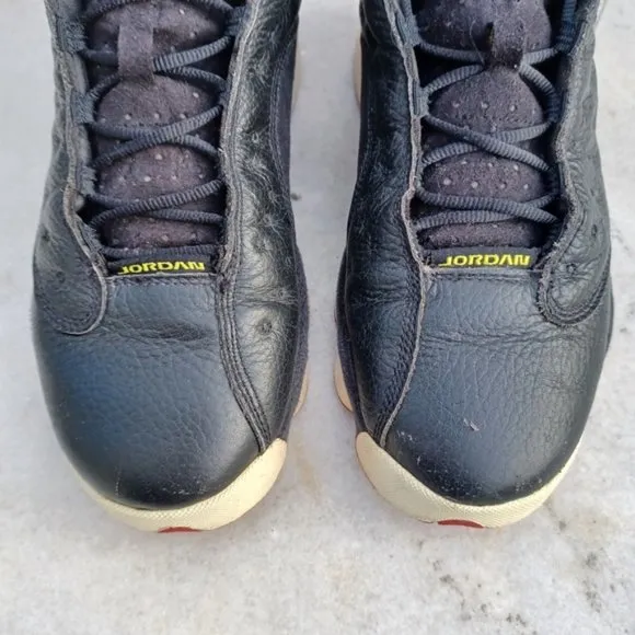 Nike Air Jordan 13 Playoff 2011 Black Leather Streetwear Sneakers Shoes