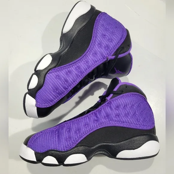 NIKE AIR JORDAN 13 RETRO GS TODDLER KIDS PURPLE VENOM SHOES SIZE 13C FD4649-501