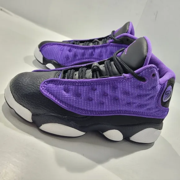 NIKE AIR JORDAN 13 RETRO GS TODDLER KIDS PURPLE VENOM SHOES SIZE 13C FD4649-501