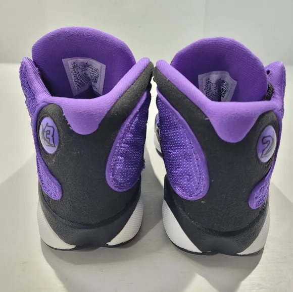NIKE AIR JORDAN 13 RETRO GS TODDLER KIDS PURPLE VENOM SHOES SIZE 13C FD4649-501