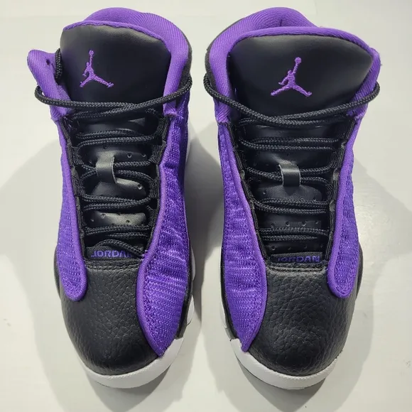 NIKE AIR JORDAN 13 RETRO GS TODDLER KIDS PURPLE VENOM SHOES SIZE 13C FD4649-501