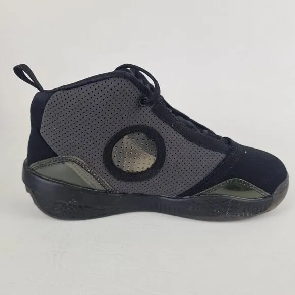 Nike Air Jordan 2010 Jumpman PS Leather LITTLE KIDS Black Sneakers Size 3 Y