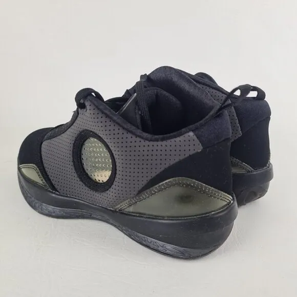 Nike Air Jordan 2010 Jumpman PS Leather LITTLE KIDS Black Sneakers Size 3 Y
