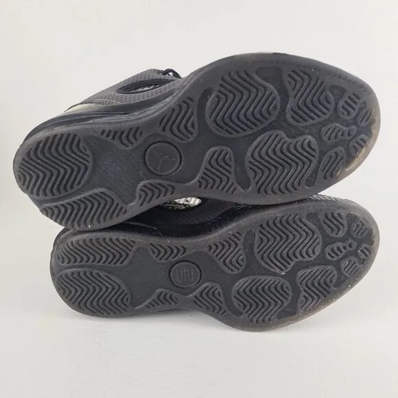 Nike Air Jordan 2010 Jumpman PS Leather LITTLE KIDS Black Sneakers Size 3 Y
