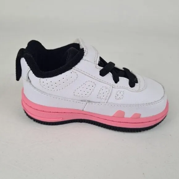 Nike Air Jordan 9 Fusion Toddler Girl Shoes White Leather SZ 4.5 C