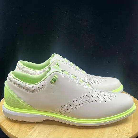 Nike Air Jordan ADG 4 Golf Shoes Bone White Volt Green Men’s Sz 13 (DM0103-003)