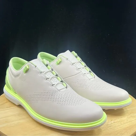 Nike Air Jordan ADG 4 Golf Shoes Bone White Volt Green Men’s Sz 13 (DM0103-003)
