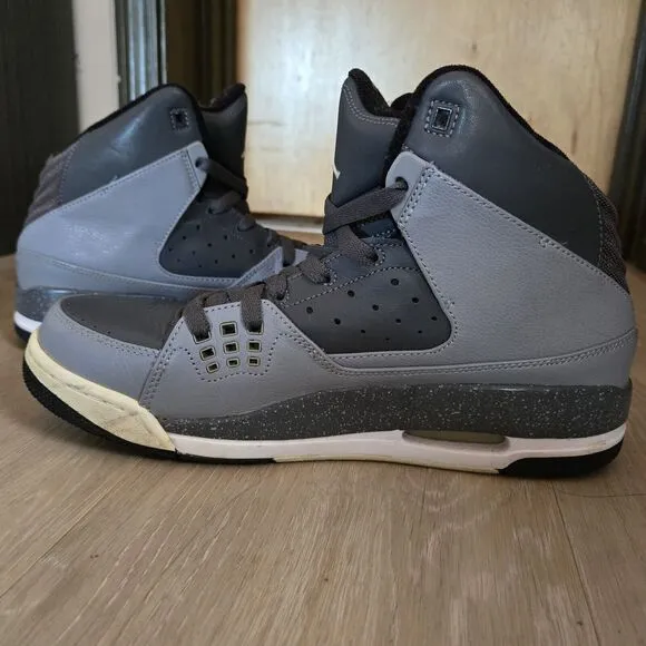 NIKE AIR JORDAN Basketball Shoes SC-1 Game Sports Athletic Hightop Men 9.5 Gray