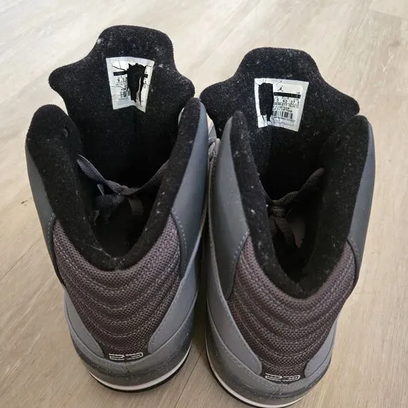 NIKE AIR JORDAN Basketball Shoes SC-1 Game Sports Athletic Hightop Men 9.5 Gray