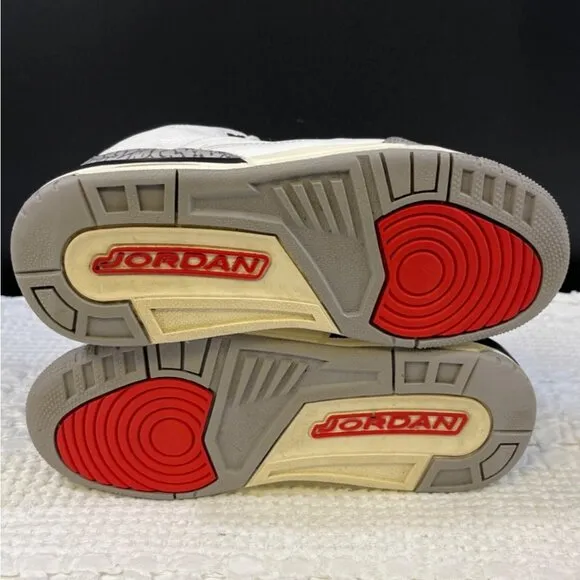 Nike Air Jordan Boy's White Shoes/Sneakers Size 5Y SKU 5061