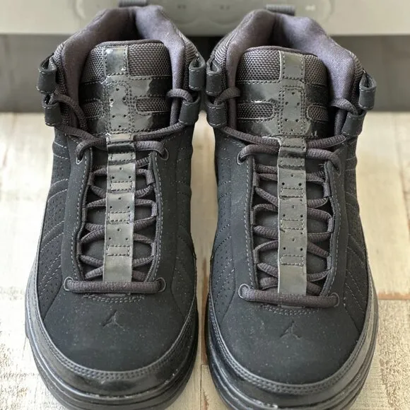 Nike Air Jordan Flight Team GS Black Sneakers Shoes 395467-001 NIB RARE 6.5Y 8W