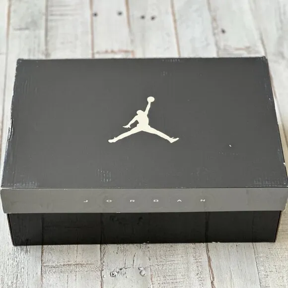 Nike Air Jordan Flight Team GS Black Sneakers Shoes 395467-001 NIB RARE 6.5Y 8W