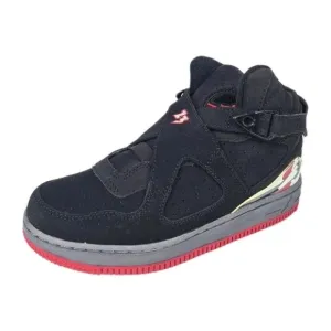 Nike Air Jordan Fusion Leather LITTLE KIDS Black Sneakers Size 3 Y