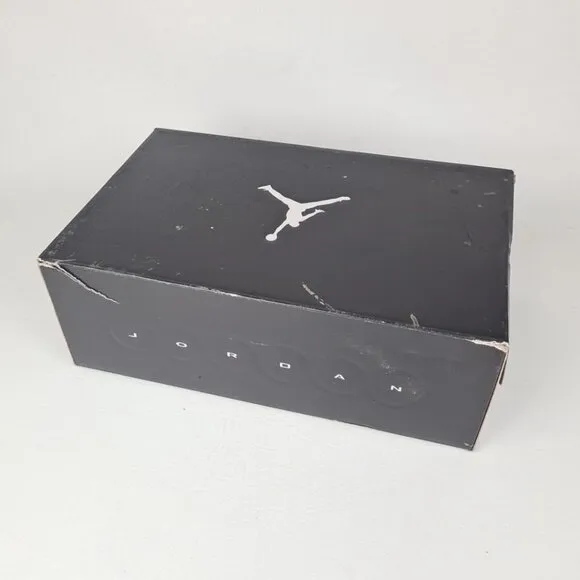 Nike Air Jordan Fusion Leather LITTLE KIDS Black Sneakers Size 3 Y