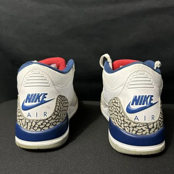 Nike Air Jordan III 3 OG True Blue Retro 2016 854261-106 sz 5.5Y pre-owned