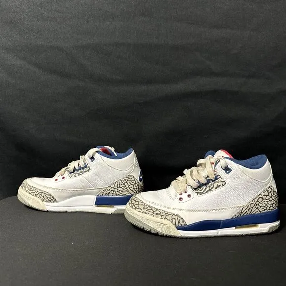 Nike Air Jordan III 3 OG True Blue Retro 2016 854261-106 sz 5.5Y pre-owned