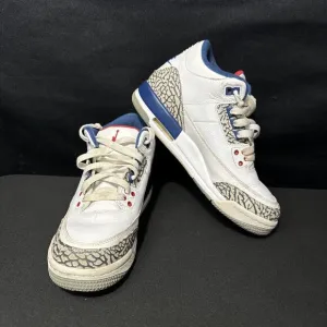 Nike Air Jordan III 3 OG True Blue Retro 2016 854261-106 sz 5.5Y pre-owned