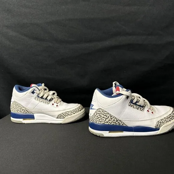 Nike Air Jordan III 3 OG True Blue Retro 2016 854261-106 sz 5.5Y pre-owned