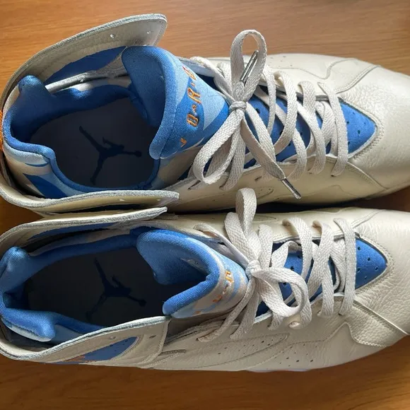 Nike Air Jordan Retro 7 Pacific Blue Size 12 Shoes Sneakers 2006