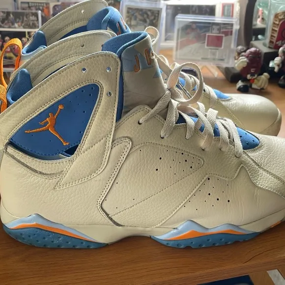 Nike Air Jordan Retro 7 Pacific Blue Size 12 Shoes Sneakers 2006