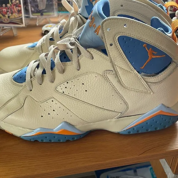 Nike Air Jordan Retro 7 Pacific Blue Size 12 Shoes Sneakers 2006