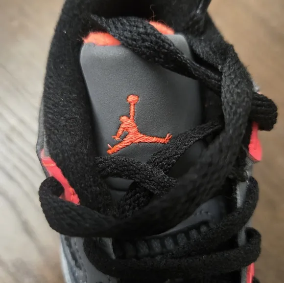 Nike Air Jordan Toddler Size 9c Retro Sneakers Shoes Infrared Black Kids Boys Gi