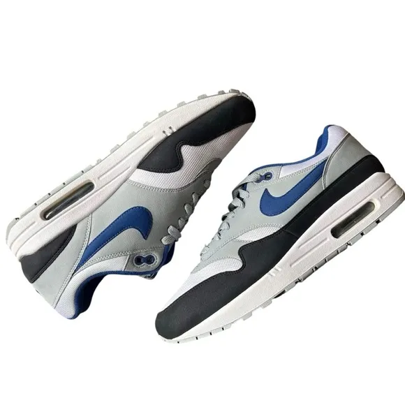 Nike Air Max 1 Gym Blue White Grey AH8145-102 Mens Size 11.5 Rare