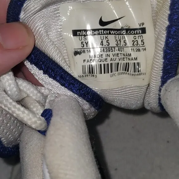 Nike Air Max Griffey White/Blue Vintage Shoes ||5Y