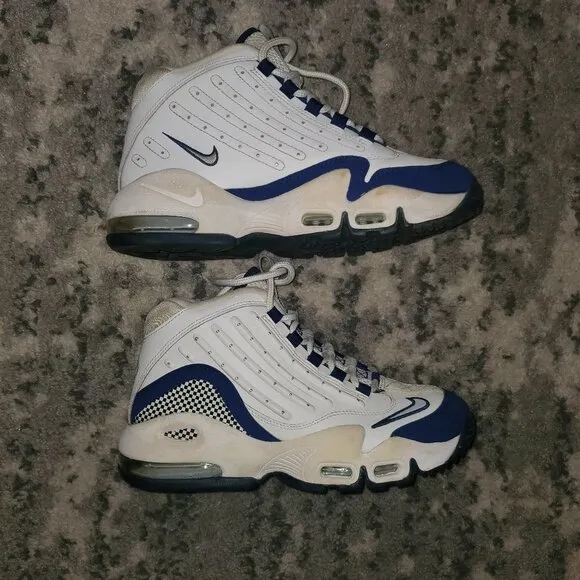 Nike Air Max Griffey White/Blue Vintage Shoes ||5Y