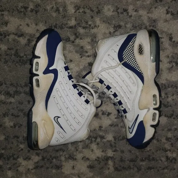Nike Air Max Griffey White/Blue Vintage Shoes ||5Y