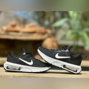 Nike Air Max INTRLK Lite Shoes Black &amp; White - Size 1Y (DH9393-002)