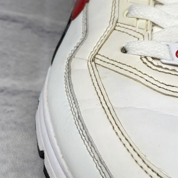 Nike Air Max LTD 3 Men's Size 9.5 White University Red Black Sneakers BV1171-100