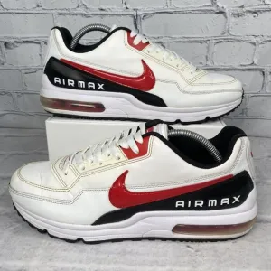 Nike Air Max LTD 3 Men's Size 9.5 White University Red Black Sneakers BV1171-100