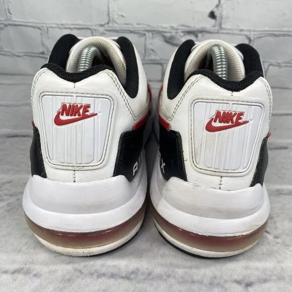 Nike Air Max LTD 3 Men's Size 9.5 White University Red Black Sneakers BV1171-100