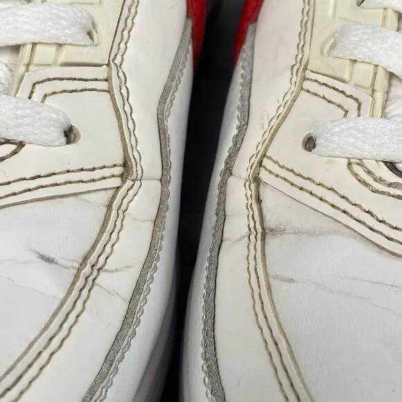 Nike Air Max LTD 3 Men's Size 9.5 White University Red Black Sneakers BV1171-100
