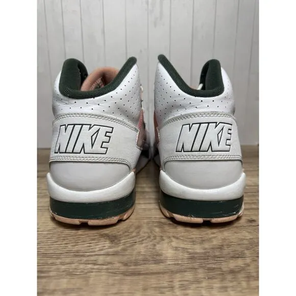 Nike Air Trainer SC Mens High Pink Quartz Shoes White / Green CU6672-100 SZ 13M