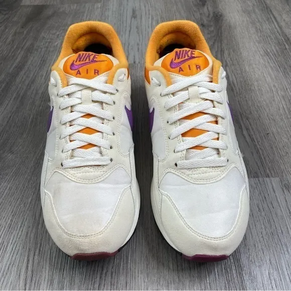 NIKE Air‎ Zoom Pegasus ‘92 White Purple Vintage style Shoes 414238-104 Mens 9.5